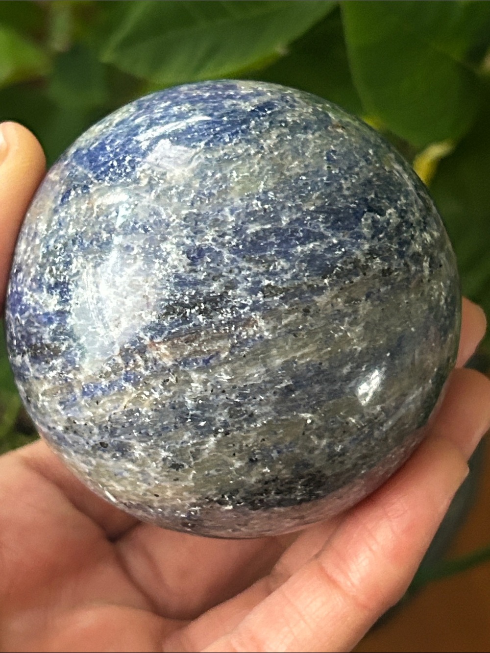 💎 Polished Sodalite Crystal Sphere 64mm